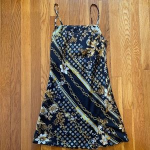Princess Polly Black and Gold mini Dress